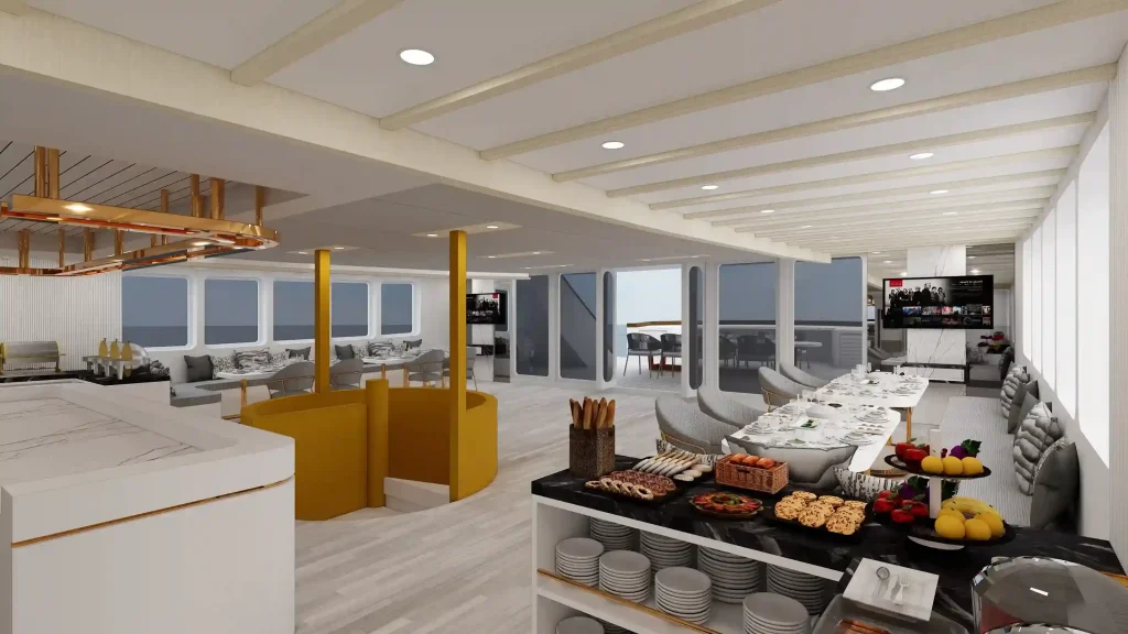 Lasha Cruise Phinisi Lounge Area | Komodo Luxury