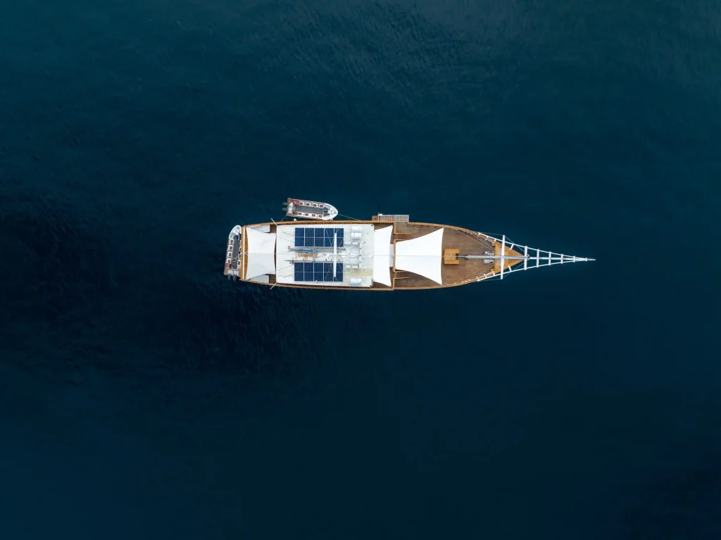 The Fenides phinisi, a flagship-class vessel